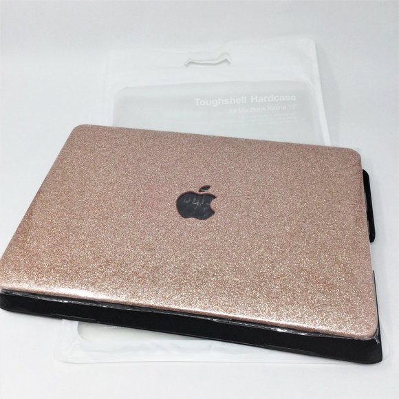 Rose Gold Glitter Hardshell Case MacBook Retina 13 - Picture 1 of 10
